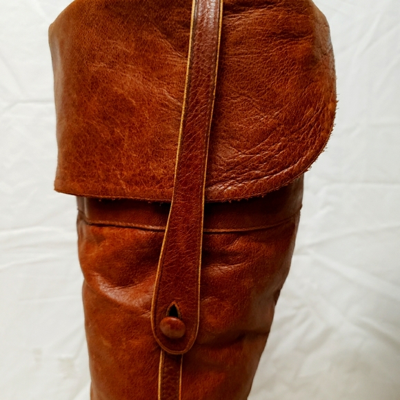 Shelli's London Tall Carmel Women's Over the Knee Leather Boots Inside Zip 41 - Picture 5 of 10